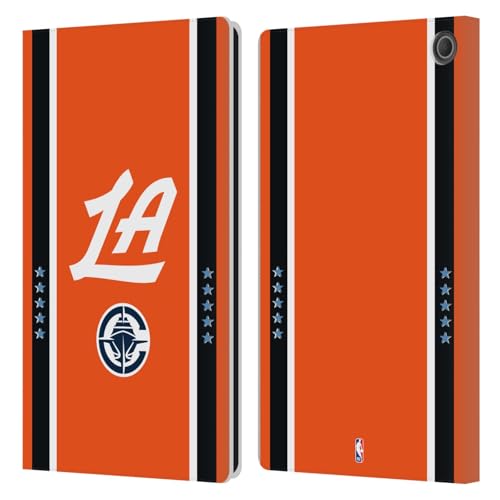 Étui Fire Max 11 2023 avec support et fentes cartes portefeuille cuir NBA Clippers