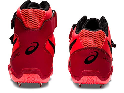 ASICS Unisex Javelin Pro 2 Track & Field Shoes, 10, Sunrise RED Black