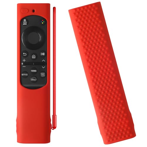 Coque silicone Samsung BN59-01388A protection télécommande Smart TV rouge