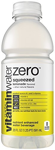 vitaminwater zero, electrolyte enhanced water w/vitamins, variety pack, 20 Fl. Oz, 12 pack