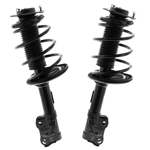 Image of Detroit Axle - 6pc Struts Sway Bars for 2013-2018 Lexus ES350 ES300h, 4 Front Rear Struts with Coil Spring Assembly 2 Front Sway Bar End Links 2014 2015 2016 2017 Replacement Suspension Kit
