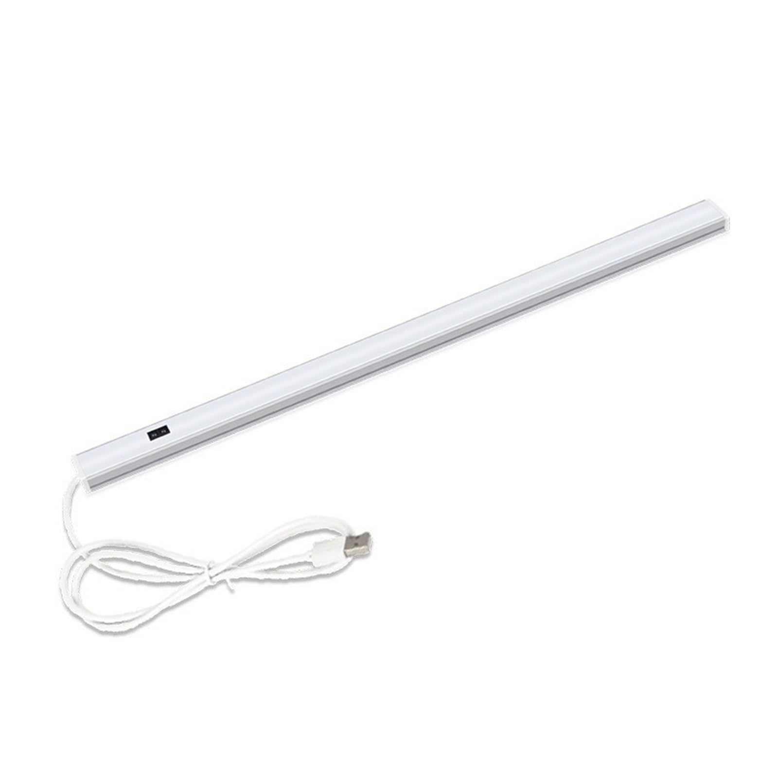 Oświetlenie Pod Szafką Lampka LED Do Szafki PIR Motion Ręczny Czujnik Zamiatania Lampki Nocne Wtyczka USB 30/40/50CM Kuchnia Szafa Sypialni Nocna(Warm white,50cm)