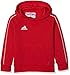 Adidas Core18 Hoody Sudadera con Capucha, Unisex Niños, Rojo (Power Red/White), 7-8...
