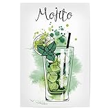 artboxONE Poster 30x20 cm Essen & Trinken/Alkohol Mojito 