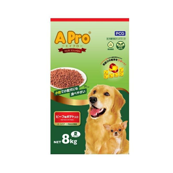 Amazon.co.jp: A pro エイプロ ビーフ味ポテト入り 8kg×2袋セット