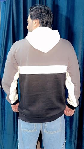 GOKA & MESCHÉ Unisex Oversized Hoodie – Cotton Fleece Pullover Sweatshirt, Combination Streetwear Style3