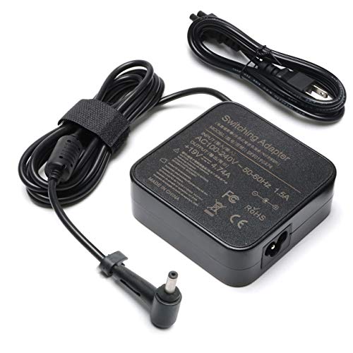 90W 19V 4.74A AC Laptop Adapter Charger Replace for Asus X401 X401A X401U X501 X501A K53E K55 K55A K55N U46E X550 X550L X550LA X551C X551M X551MAV ADP-65JH BB PA-1700-02 ADP-45BW Power Cord