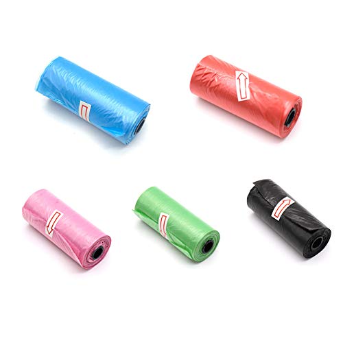 EGFHEAL 15 pçs/saco de lixo plástico rolo sacos de lixo especiais para fraldas de bebê abandonadas,