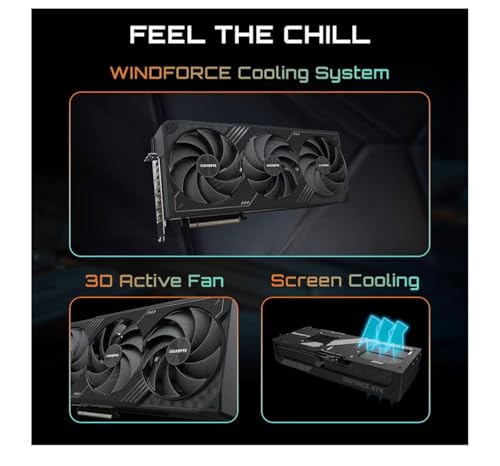 Image of GIGABYTE GeForce RTX 5090 WINDFORCE OC 32G Graphics Card, Triple Fan Cooling System
