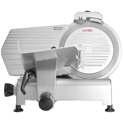 Commercial Meat Slicer, 12 Inch Blade, 1/3 HP Motor, Manual Gravity Feed