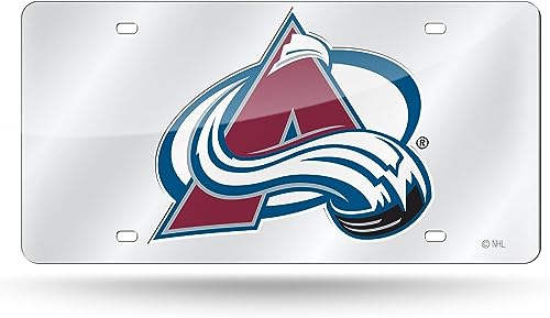Rico Colorado Avalanche Acrylic License Plate Laser Tag