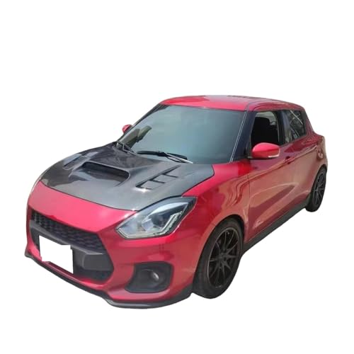 Capó de fibra de vidrio y cubierta de motor premium para Suzuki Swift ZC33S 6