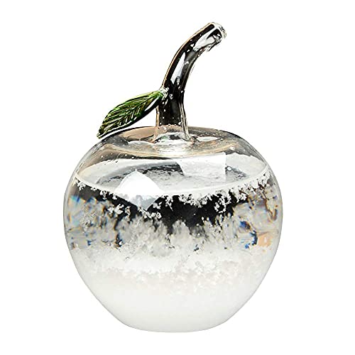 Apple-Shaped Storm Glass Weather Forecaster