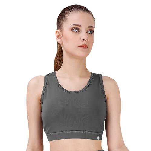 Image of SOIE Women's Medium Impact Quick Dry Padded Racerback Printed Athleisure Sports Bra