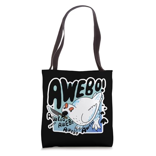 Bolso tipo tote divertido con diseño de ave ártica Ptarmigan y meme de internet miniatura 1