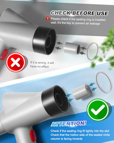 Toilet Plunger, High-Pressure Plungers for Bathroom, Air Plunger for Toilet with Real Time Barometer, Heavy Duty Drain Blaster Clog Remover, for Bathroom, Floor, Drain, Sink, Kitchen, Plumbing - Image 5