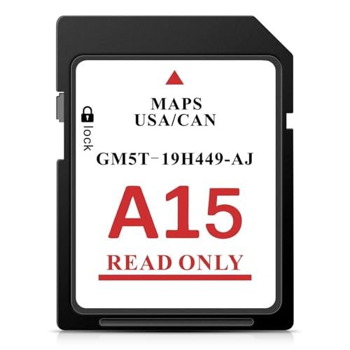 2025 Latest A15 Navigation SD Card Map Compatible with Sync 2 Ford & Lincoln F-150, Escape, Explorer, Fusion, Edge, Mustang, MKZ, Navigator, Covers USA & Canada (GM5T 19H449 AJ)