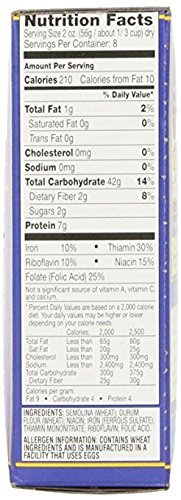 Ronzoni Orzo Enriched Macaroni Non GMO 16 Oz. Pack Of 3.