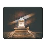 Imprimé en France Tapis de Souris Simili Cuir Tombe de Safdarjung à New Dheli Sanctuaire Art Indien (22 x 18 cm)