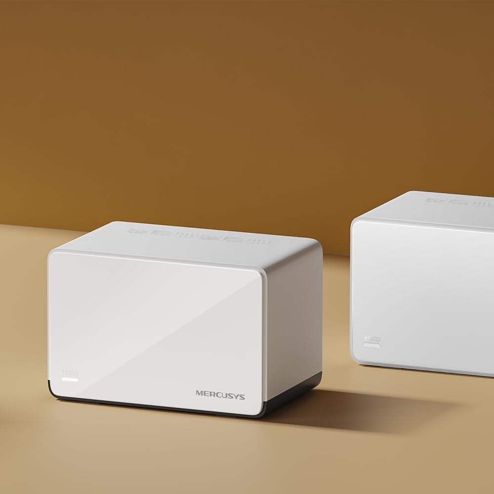 Mercusys Halo H85X (3-Pack) – Sistema Mesh Wi-Fi 6 AX3000, Cobertura de hasta 650 m², 2.5 Gbps WAN/LAN, gestión con App MERCUSYS