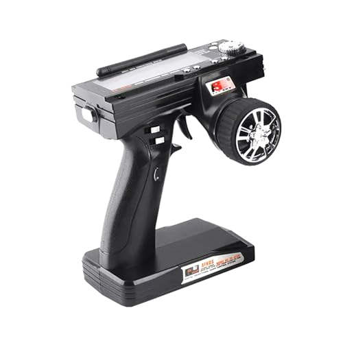 Flysky FS-GT3B Rc Transmitter & FS-GR3E Receiver, 2.4Ghz 3 Channel Rc Car Remote Controller and Receiver