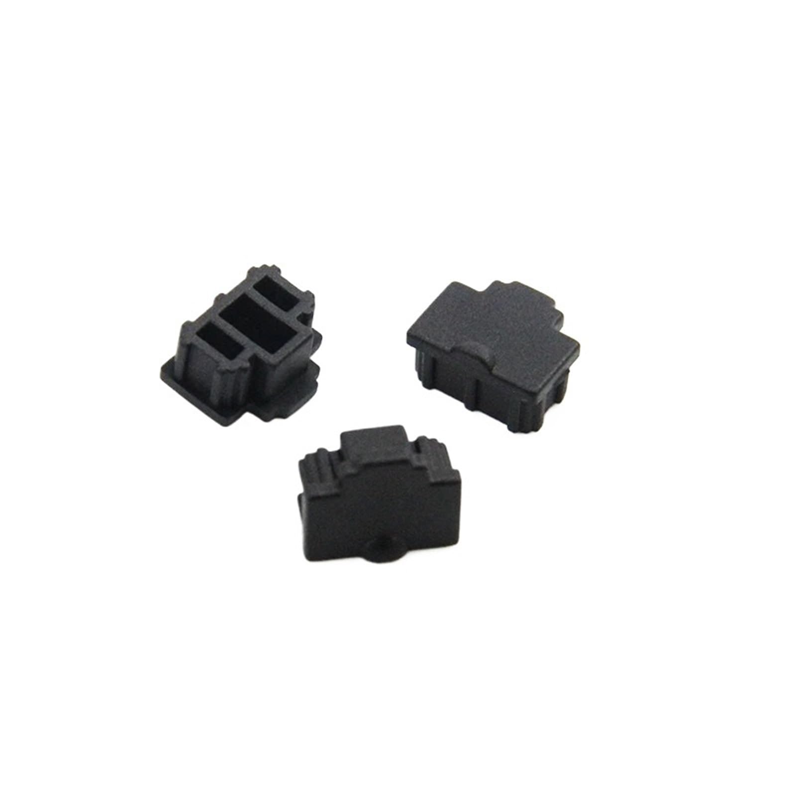 100 Stück RJ11 RJ45 SFP USB Staubkappe | Schwarz-weiße Staubschutzhülle(RJ45 dust cap)