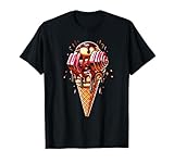 Fitness Ice Cream Cone Dumbbell Humour Gym Lovers Training Fitness T-Shirt