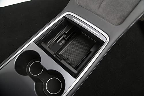Wicyu 5Pcs Under Seat Storage Box And Center Console Organizer Tray Hidden Cubby Drawer Storage Box For 2021 2022 2023 Tesla Model Y Accessories #TOP3
