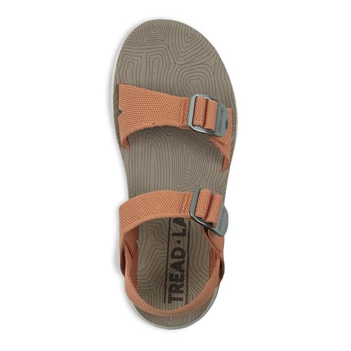 Image of Tread Labs Women's Salinas Comfortable Lightweight Arch Support Sandals for Walking, 8, Apricot