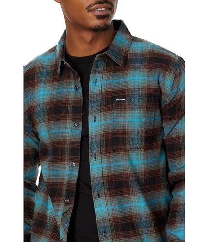 Image of Volcom Men's Caden Plaid Long Sleeve