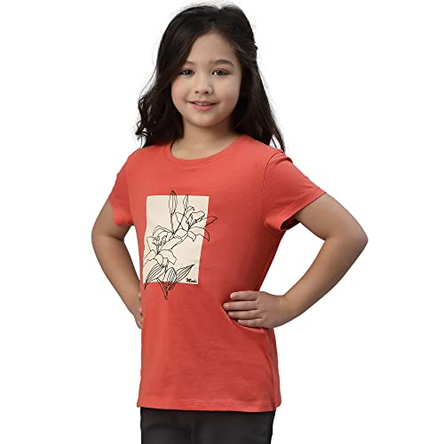 Image of Mode By Red Tape Girl's Regular Fit T-Shirt