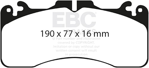 EBC Brakes Redstuff - Juego de pastillas de freno deportivas serie 3000 DP31867C para Lexus