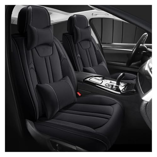 Housse de siège de voiture universelle noire, protection 5 places Volvo S60 C30 V50