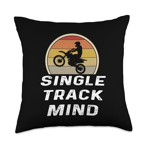 Motorcross Dirt Bike Throw Pillow