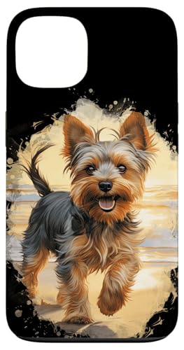 Yorkie Dog Watercolor Nature Yorkshire Terrier Dog Case for iPhone 13