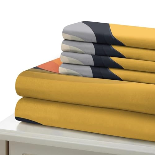 Housse de couette effet douce microfibre de qualité supérieure parure super king 3D