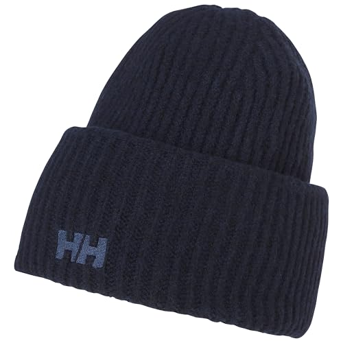 Helly-Hansen Unisex-Erwachsene Soft Rib Beanie-Mütze, 597 Marineblau, Einheitsgre