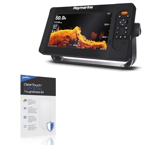 BoxWave Screen Protector Compatible with Raymarine Element 9 HV - ClearTouch Crystal ToughShield 9H (2-Pack), Clear 9H Tough Flexible Film Screen Protector