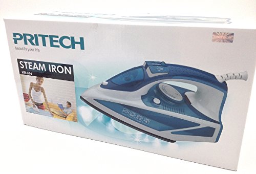 Eisen A Bügeln mit Vertikaldampf Sohle Keramik blau