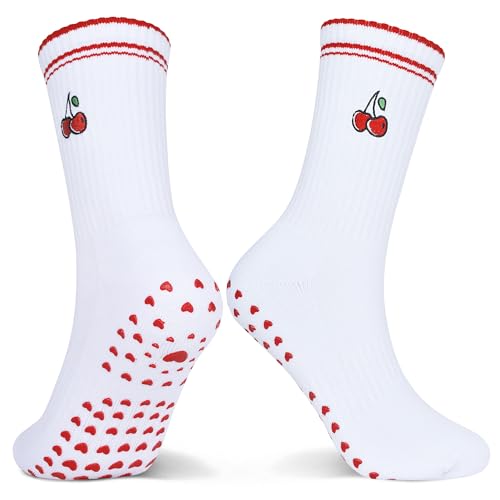 Image of Grip Non-slip Cute Pilates Socks for Yoga,Barre,Reformers US Shoe Sizes 5-11