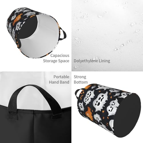 Panier linge grande capacité motif fantôme robuste - 5