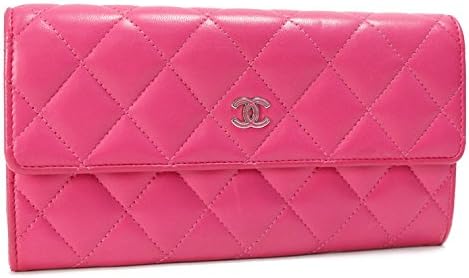 Amazon Chanel シャネル マトラッセ 長財布 ピンク 中古 Chanel 財布