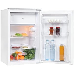 Kontinent Inbouwkoelkast met vriesvak, 118 liter, nuttige inhoud, sleepdeur, verwisselbare deuraanslag, 88 niche