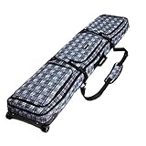 【Compartimiento de almacenamiento separado】: Un bolsillo principal con cremallera para la tabla de nieve / esquí; Tres bolsillos de almacenamiento externos independientes de gran capacidad. Hay compartimentos con cremallera (compartimento para el casco de snowboard / compartimento para las botas / compartimento para la ropa y los guantes).
