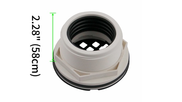 TAKEれんこん Brushed No Caulk Shower Drain, Welsan PVC Compression Shower