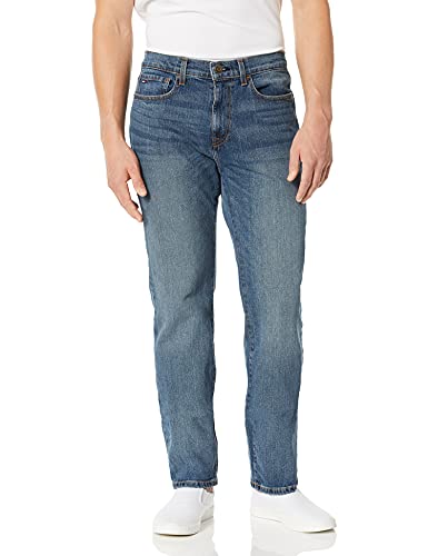 Tommy Hilfiger mens Thd Relaxed Fit Jeans, Medium Authentic/Vintage, 42W