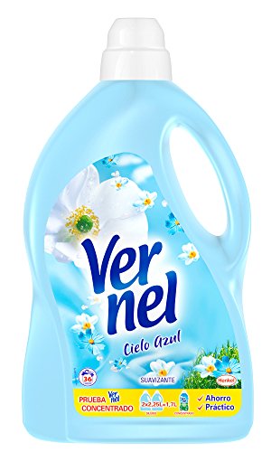 Vernel Suavizante Azul Diluido,2.25 L paquete de 2