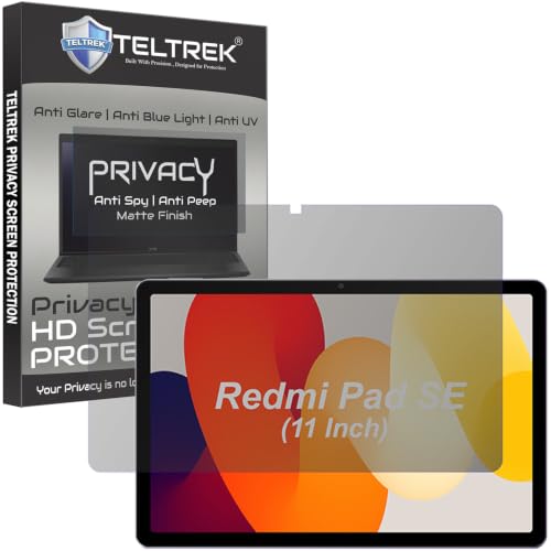 Image of Privacy Matte Anti Peep Screen Guard Compatible With Xiaomi Redmi Pad SE Tab (11 inch Inch Tablet) Anti Spy Screenguard Not a Tempered Glass Screen Protector