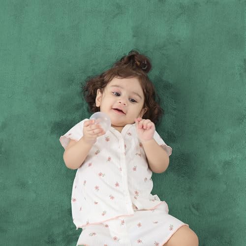 Image of 1.3 inch Thick Baby Play Mat for Floor, 79x79 Soft Foam Mats Dark Green | Memory Mat for Baby to Play on Floor Waterproof Easy Care with Non-Slip Tummy Time Play Mat for Nursery Playroom Classroom