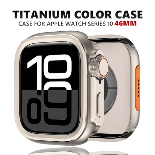 Cadre pare-chocs Apple Watch 10 46mm coque iWatch look Ultra 2 49mm métal